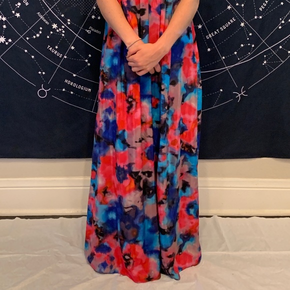 Floral Strapless Gown - Picture 3 of 5